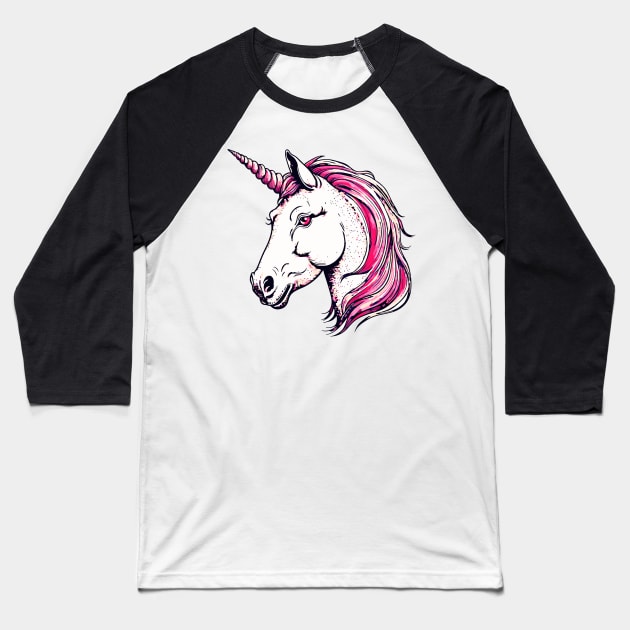 Fantasy Horse Baseball T-Shirt by Moonlit Matter